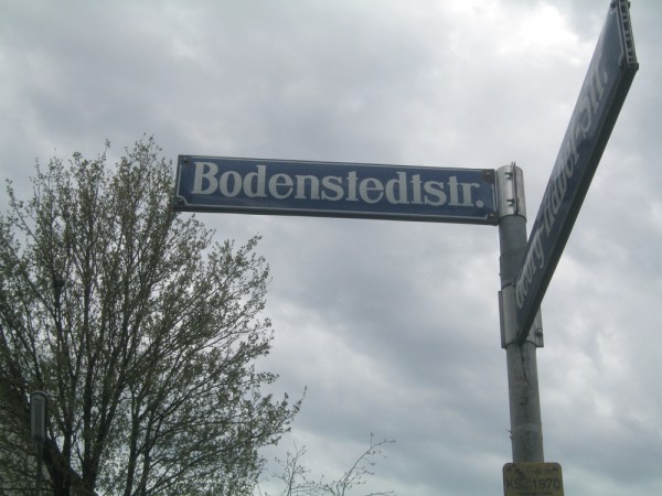 Bodenstedtstraße Schild