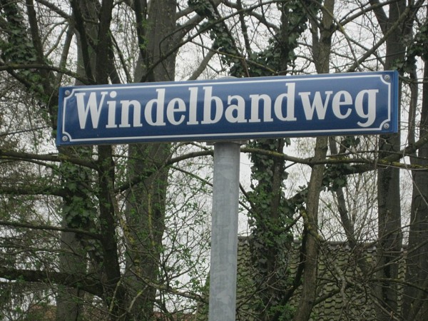 Windelbandweg schild